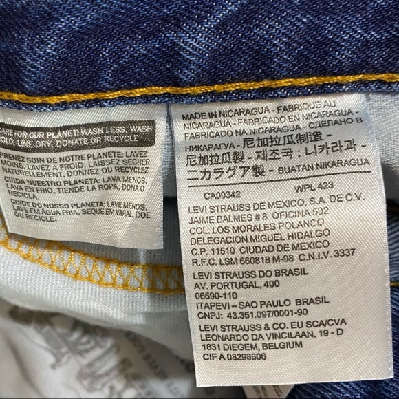 Levi’s 505’s Medium Wash Jeans 44/32 - Picture 8 of 9